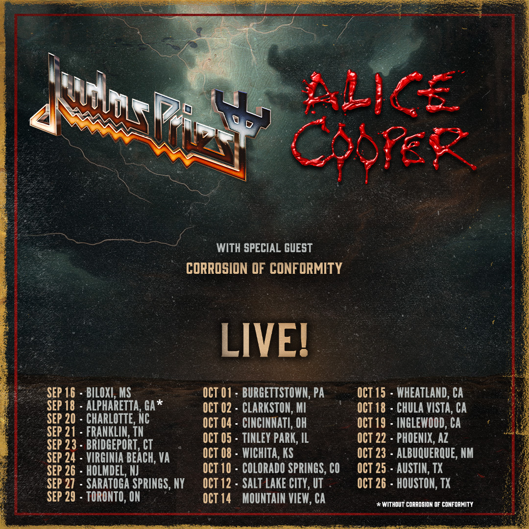 Judas Priest Tour Poster 2025